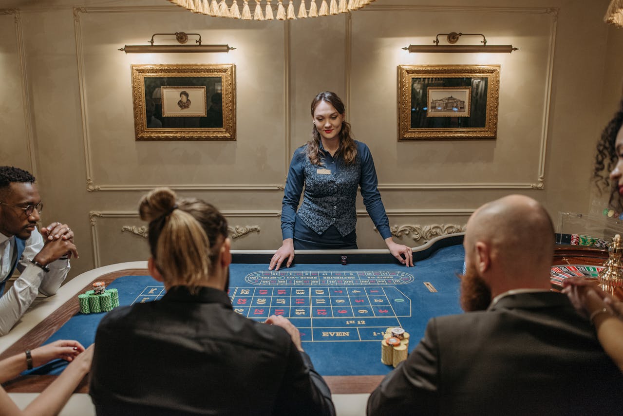 Stijlvolle casinoruimte en lounge